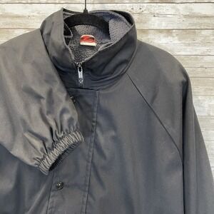 Vintage Union Line Mens M Jacket Work Black Removable Fleece Lined‎ Vest USA